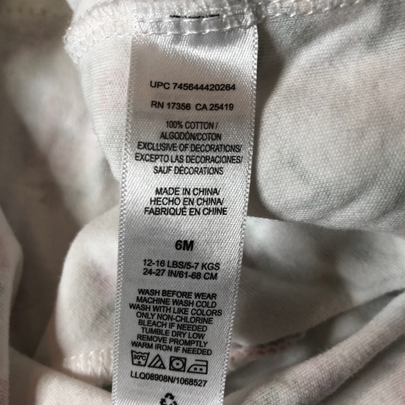 Gently Used Little Me Silver Label Baby Girl Floral Print Footie In Ivory Multi - Picture 10 of 13